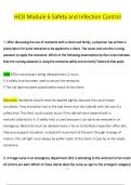 HESI Module 6 Safety and Infection Control  Questions and Verified Answers &lpar;2024 &sol; 2025&rpar;&comma; 100&percnt; Guarantee Pass