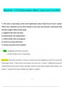 Module 7 HESI&sol;Saunders Basic Care and Comfort  Questions and Verified Answers &lpar;2024 &sol; 2025&rpar;&comma; 100&percnt; Guarantee Pass
