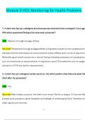Module 9 HESI Monitoring for Health Problems  Questions and Verified Answers &lpar;2024 &sol; 2025&rpar;&comma; 100&percnt; Guarantee Pass