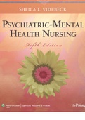 Psychiatric–Mental Health Nursing 5th Edition SHEILA L. VIDEBECK