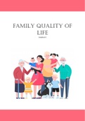 Samenvatting GECO : hoofdstuk 6 : Family Quality of Life