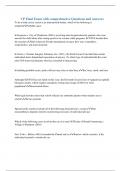 Exam &lpar;elaborations&rpar; CP  