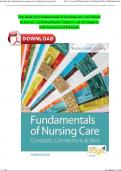 Test Bank For Fundamentals of Nursing Care 3rd Edition by Burton &vert; 9780803669062 Chapter 1-38 All Chapters with Answers and Rationals ISBN&colon;9780803669062 Newest Edition 2024 Instant Pdf Download 
