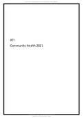 ATI Community Health 2021..