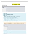 Bio 208 Final Exam - Questions & Answers With 100&percnt; Correct Answers