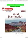 Test Bank for Fraud Examination 7th Edition by W Albrecht&comma; All Chapters Complete ISBN&colon;9780357721759 Newest Edition 2025 Instant Pdf Download 