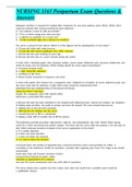 NURSING 3165 Postpartum Exam Questions & Answers Already Graded A&plus;