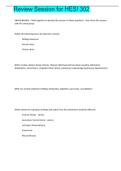 Review Session for HESI 302