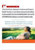 TEST BANK for&semi; Maternity Newborn and Women&rsquo;s Health Nursing&colon; A Case-Based Approach 2nd Edition O&rsquo;Meara&vert;&vert;ISBN NO&colon;10&comma;1975209028&vert;&vert;ISBN NO&colon;13&comma;978-1975209025&vert;All Chapters Covered&vert; Complete guide A&plus;&period;