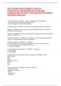TEST BANK FOR INTRODUCTION TO DIAGNOSTIC MICROBIOLOGY FOR THE LABORATORY SCIENCE 2ND EDITION BY MARIA DANNESSA DELOST