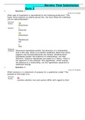 NURSING 3165 Review Test Submission Quiz 2 Questions & Answers