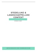Openboek Stedelijke Landschappelijke Context