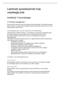 Samenvatting Leerboek spoedeisende-hulp-verpleegkunde, ISBN: 9789036818124  Top tot teen