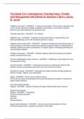 Test Bank For Contemporary Nursing Issues
