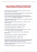 The Language of Medicine 12th Edition Test Bank by Chabner All Chapters latest 2021