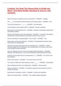 Complete Test Bank The Human Body in Health and Illness 7th Edition Herlihy Questions