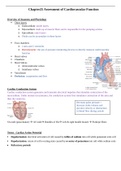 MED SURG_EXAM ONE (Cardiology) /Chapter25 Assessment of Cardiovascular Function | 100% VERIFIED.