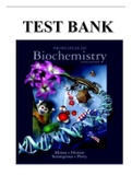 TEST BANK FOR PRINCIPLES OF BIOCHEMISTRY, 5TH EDITION BY ROBERT A HORTON
