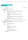 NURSING 3165 Review Test Submission Quiz 7 Questions & Answers