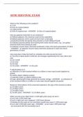 ASTR 1020 FINAL EXAM
