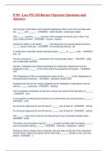 P-99 &sol; Low PSI Oil Burner Operator Questions and Answers