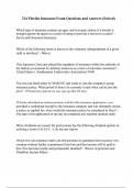 214 Florida Insurance Exam Questions and Answers &lpar;Solved&rpar;