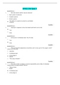 ENGL 216 Quiz 3 (Version 2) - Questions & Answers (100% Correct)