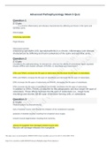 NR 507 Week 6 Quiz &ndash; Advanced Pathophysiology
