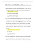 NURS 6531 Board Vitals HEENT Quiz &lpar;100&percnt; Correct Answers&rpar;