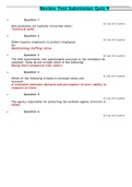 NURSING 3165 Review Test Submission Quiz 1-9  with Answers 100&percnt; Correct
