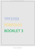 TPF3703 PORFOLIO BOOKLET 2020/2021