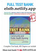 Test Bank For Community And Public Health Nursing 10th Edition Questions And Answers