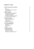 Biologie VWO 6: Hoofdstuk 19 DNA, inclusief begrippenlijst (nectar 3e editie)