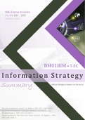 Information Strategy (BM01BIM) 2021 Summary FULL slides/notes