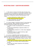 NR 222 FINAL EXAM 1 &ndash; QUESTION AND ANSWERS