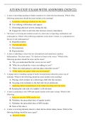ATI RN EXIT EXAM WITH ANSWERS