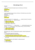 Microbiology Test 2 Chapter 5-12, 16, 18