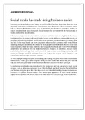 Communication and Social Media 