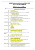HESI FUNDAMENTALS BEST FOR ALL SEMESTERS GRADED A&period; 