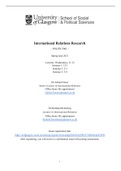 international relations research IRR 2021 syllabus