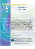 16_Curren_1401831222. CHAPTER 16 Objectives The...IV Flow Rate CalculatioN
