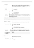 NR 507 FINAL EXAM 1 &ndash; QUESTION AND ANSWERS