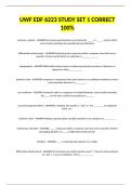 UWF EDF 6223 STUDY SET 1 CORRECT 100&percnt;