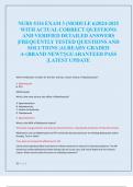 NURS 5334 EXAM 3 &lpar;MODULE 6&rpar;2024-2025  WITH ACTUAL CORRECT QUESTIONS  AND VERIFIED DETAILED ANSWERS  &vert;FREQUENTLY TESTED QUESTIONS AND  SOLUTIONS &vert;ALREADY GRADED  A&plus;&vert;BRAND NEW&excl;&excl;&excl;&vert;GUARANTEED PASS  &vert;LATEST UPDATE
