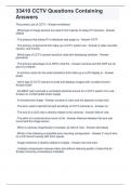 33410 CCTV Questions Containing Answers 