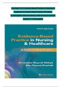TEST BANK For Evidence-Based Practice in Nursing & Healthcare A Guide to Best Practice 5th Edition by Bernadette Mazurek Melnyk&comma; Ellen Fineout-Overholt&comma; Chapters 1 - 23 Complete