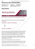 Discovery Lab 6&lowbar; Boiling Water&lowbar; SES 141&lowbar; Energy in Everyday Life