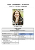 Part I&colon; Small Bowel Obstruction NextGen Unfolding Reasoning complete solutions with latest upload