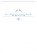 AQA GCSE PANJABI FOUNDATION TIER PAPER 4  WRITING QP JUNE 2024