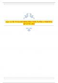 AQA GCSE PANJABI HHIGHER TIER PAPER 4 WRITING QP JUNE 2024